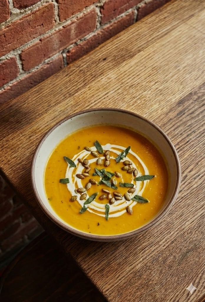 ROASTED BUTTERNUT SQUASH SOUP