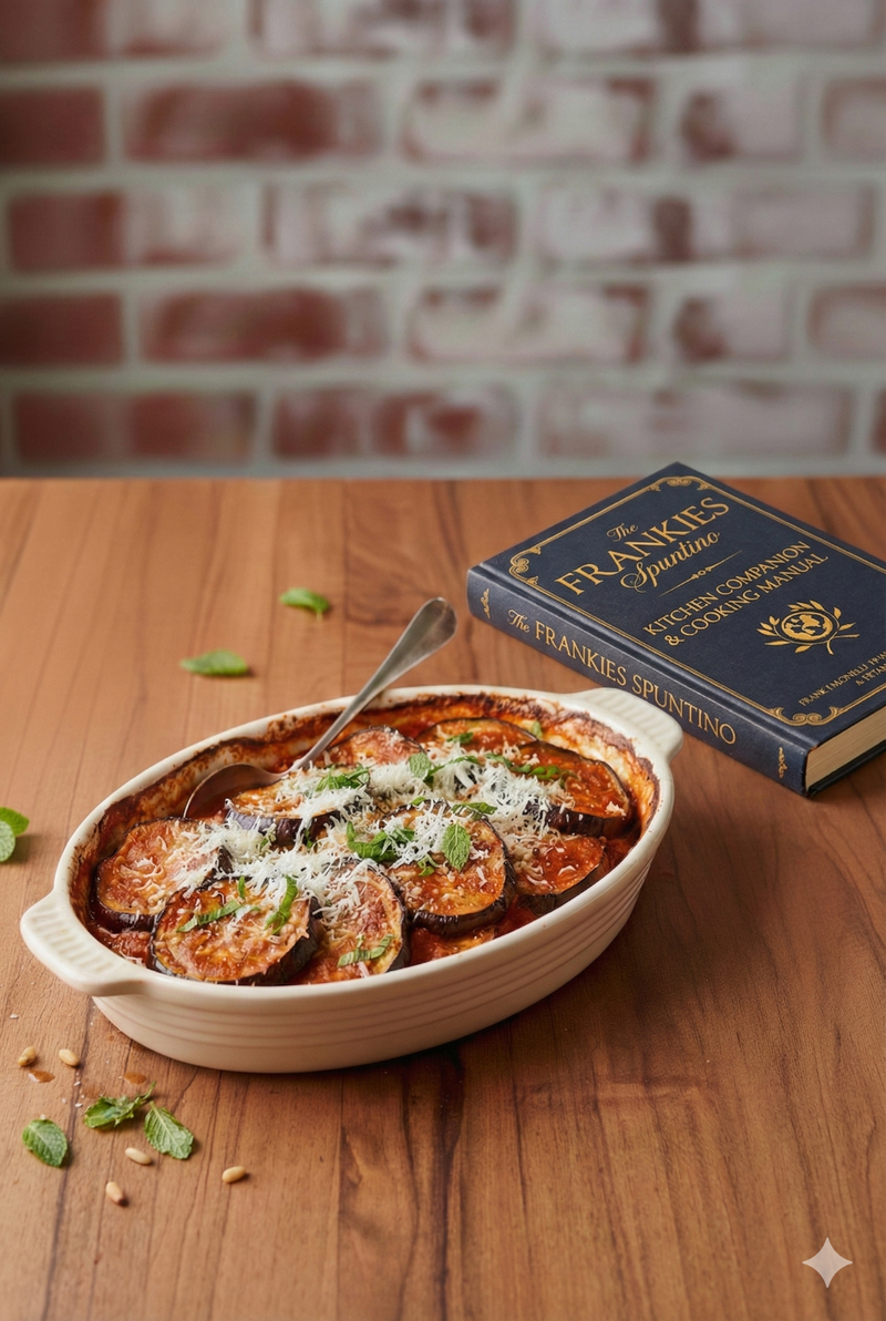 SWEET-AND-SOUR BAKED EGGPLANT WITH MINT AND RICOTTA SALATA
